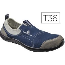 Sapatos De Seguranca De Poliester E Algodao Com Palmilha E Ponteira De Aco Formato 36 - DELTAPLUS