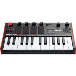 Controlador de teclado Mini Play Mk3 c/ Alti-falantes - AKAI