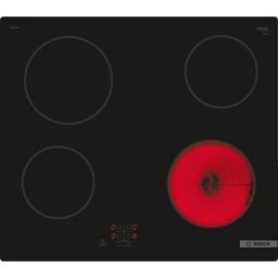 Placa Vitrocerâmica PKE61RAA2E 4 Zonas 6600W (Preto) - BOSCH