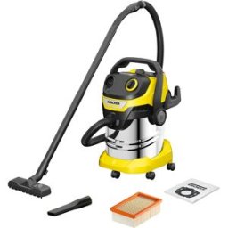 Aspirador de Pó/Líquidos WD 5 S V-25/5/22 25L 1100W (Inox/Preto/Amarelo) - KARCHER