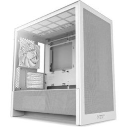 Caixa Micro-ATX H3 Flow (2025) Tempered Glass (Branca) - NZXT
