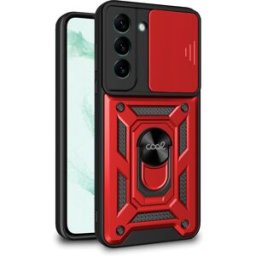 Capa p/ Samsung S906 Galaxy S22 Plus c/ Anel (Vermelho) - COOL