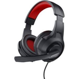 Auscultadores Headset Gaming c/ Fios Jack 3.5mm (Preto/Vermelho) - TRUST