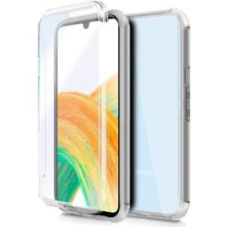 Capa Silicone 3D p/ Samsung A336 Galaxy A33 5G (Transparente) - COOL