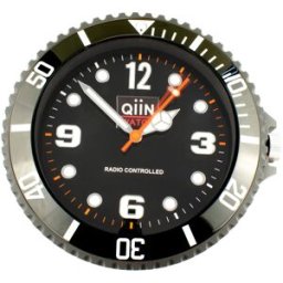 Relógio Analógico QN-WC-BK-DCF 28,5X28,5CM (Preto) - QIIN