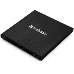 Drive Óptico Externo Blu-Ray RW Slimline Preto - VERBATIM