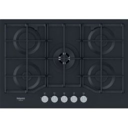 Placa Gás Natural HAGS 72F BK (Preto) - HOTPOINT