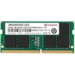 Memória RAM 32GB JM DDR4 3200MHZ SO-DIMM 2RX8 2GX8 - TRANSCEND