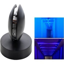 Projector LED Linha de Luz 9W Azul 960Lm - Preto