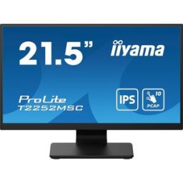 Monitor Touch ProLite IPS LCD 21.5" T2252MSC-B2 Full HD (Preto) - IIYAMA