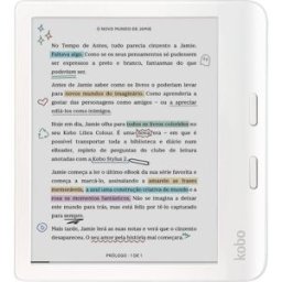 E-Book Libra Colour 7" Ecrã Táctil 32GB Wi-Fi (Branco) - RAKUTEN KOBO