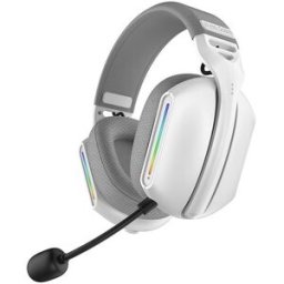 Auscultadores Headset Gaming Bluetooth RGB G11 (Branco) - COOLSOUND