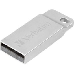 Pen Drive Metal Executive 64GB USB Type-A 2.0 (Prateado) - VERBATIM