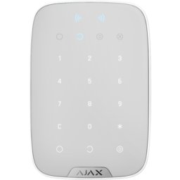 Teclado de Segurança Independente Wireless c/ Leitor (Branco) - AJAX
