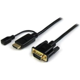 Adaptador de Vídeo HD2VGAMM6 VGA (D-Sub) - HDMI + Micro-USB Preto (1,9 mts) - STARTECH