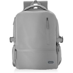 Mochila Impermeável p/ Portátil (Cinza) - AISENS