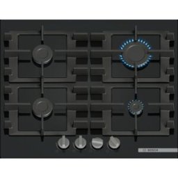 Placa a Gás Serie 4 PNP6B6K40 4 Zona(s) 7500W (Preto) - BOSCH