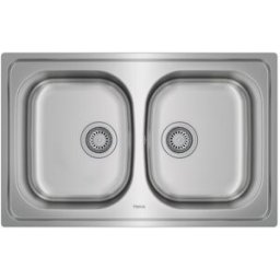 Lava Loiça Duplo Universe 80 T-XP 2B (Inox) - TEKA