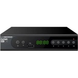 Receptor TDT Full HD DVB-T/T2 H.265 HEVC Display/Botões Frontais - ESPERANZA