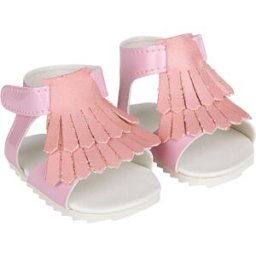 Reborns Set Sandálias Franja Rosa Bonecos 45 cm - ARIAS
