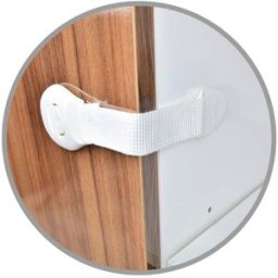 Pack 2x Bloqueios Segurança Ajustáveis p/ Portas - GSC