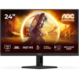 Monitor 24G4HRE IPS W-LED 23.8" FHD 16:9 200Hz VESA Adaptive Sync / G-SYNC Compatible - AOC