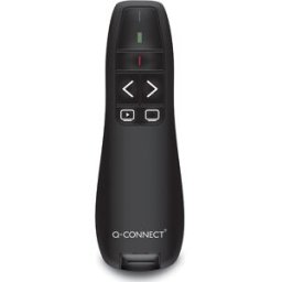 Ponteiro Laser Para Apresentacoes 5 Botoes Alcance 20 Mt Micro Usb - Q-CONNECT