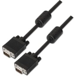 Cabo VGA (D-Sub )Macho - VGA (D-Sub) Fêmea (50m) Preto - NANOCABLE