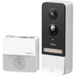 Vídeo Porteiro Inteligente Tapo D230S1 2K + Hub (Preto/Branco) - TP-LINK