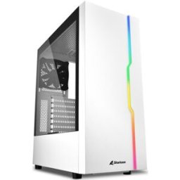 Caixa ATX RGB Slider Vidro Temperado USB 3.0 (Branco) - SHARKOON