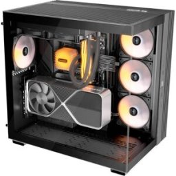 Caixa ATX Light Base 600 LX Tempered Glass (Preto) - BE QUIET!