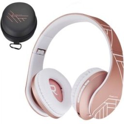 Auscultadores Infantil P2 (Rosa/Dourado) - POWERLOCUS