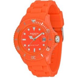 Relógio Analógico U4503-51 40MM (Laranja) - MADISON