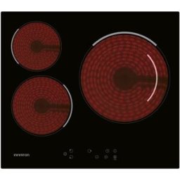 INFINITON Placa de Vitrocerâmica 3 Zonas 5400W VIT3P54W (Preto) - INFINITION