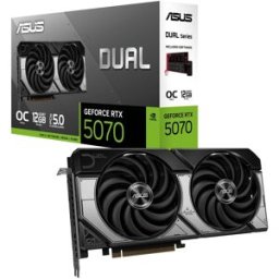 Placa Gráfica NVIDIA GeForce RTX 5070 "Blackwell" Dual OC 12GB GDDR7 DLSS4 - ASUS