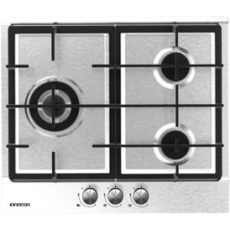 INFINITON Placa 3 Bocas a Gás 590x510mm GAS-320WB - INFINITION