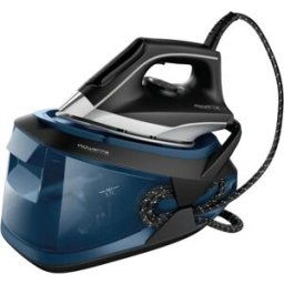 Ferro de Engomar a Vapor c/ Caldeira VR8322F0 Turbosteam 2600W 1.7L (Preto/Azul) - ROWENTA