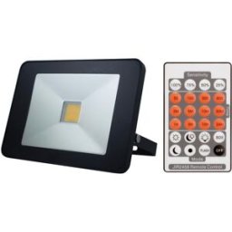 Projector LED IP65 220V Branco 4000K 30W 2600Lm c/ Sensor Presença Discreto - PEREL