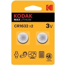Blister 2 Pilhas Lithium 3V CR1632 - KODAK