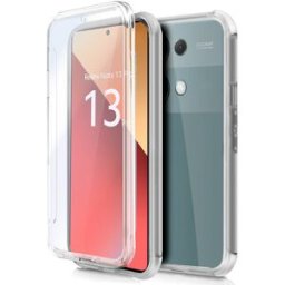 Capa Silicone 3D p/ Xiaomi Redmi Note 13 Pro / Poco M6 Pro (Transparente Frontal + Traseira) - COOL