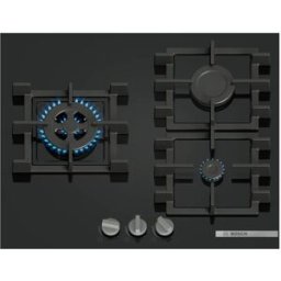 Placa a Gás 3 Bocas Série 4 PNC6B6K40 (Preto) - BOSCH