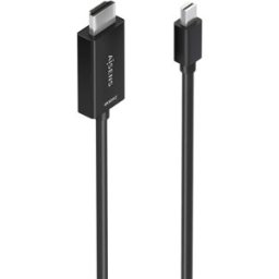 Cabo Conversor Mini DP p/ HDMI 4K 60Hz Preto (3mts) - AISENS