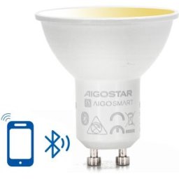 AIGOSTAR Lâmpada LED Inteligente Bluetooth GU10 220V 6,5W 2700K~6500K 555Lm