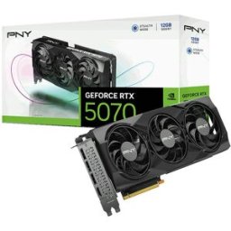 Placa Gráfica GeForce RTX 5070 Gaming Triple Fan OC 12GB GDDR7 DLSS4 - PNY