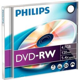 DVD-RW 120 Min 4.7GB 4x - PHILIPS