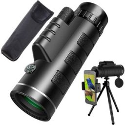 Tripé Monocular p/ Smartphone c/ Telescópio (40x60)