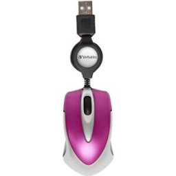 Rato Go Mini USB Óptico 1000 DPI (Rosa) - VERBATIM