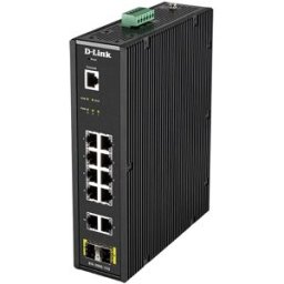 Switch Industrial de Rede 12 Portas Gerido L2 Gigabit Ethernet - D-LINK