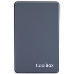 Caixa Externa USB3.0 Acab. Borracha (Cinza) p/ Disco Rigido 2,5" - CoolBox 2543-8
