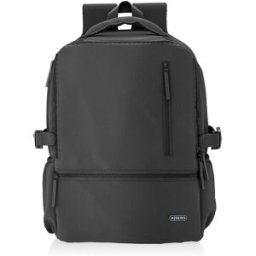 Mochila Impermeável p/ Portátil 15,6" (Preta) - AISENS